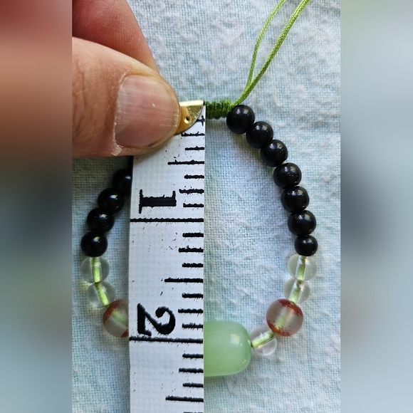 Paracord Rope & Bead Bracelets, Lot of 3, Neon Yellow Green, Black, Blue, Unisex - Picture 15 of 16